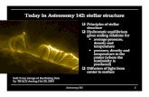 Today in Astronomy 142: stellar structure