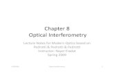 Chapter Optical Interferometry