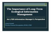 The Importance of Long-Term Ecological Information Management