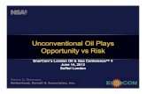 Unconventional Oil Plays Opportunity vs Risk