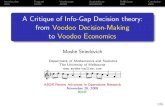 A Critique of Info-Gap Decision theory: from @[email protected] Voodoo