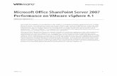 Microsoft Office SharePoint Server 2007 Performance on VMware
