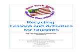 Recycling Lessons and Activities for Students