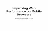 Browsers Performance on Mobile Improving Web
