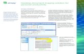 Desktop document imaging solution for personal productivity