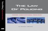 FEDERAL CONSTITUTIONAL PRINCIPLES The Law
