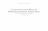 Continuous Renal Replacement Therapy - Intensive Care