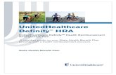 UnitedHealthcare Definity SM HRA