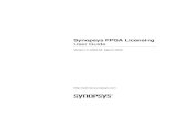 Synopsys FPGA Licensing User Guide