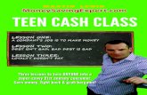 Teen Cash Class - Money Saving Expert: Credit Cards, Shopping