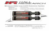 Miniature Video-over-CAT5 Extension System