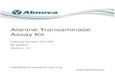 Alanine Transaminase Assay Kit - Abnova - World's Largest Antibody