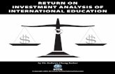 RETURN ON INVESTMENT ANALYSIS OF INTERNATIONAL EDUCATION - FuturEd