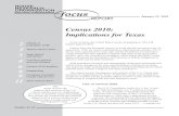 Census 2010: Implications for Texas - House Research Organization