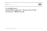 LonMark Certification Tool (LCT) Manual