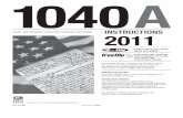 2011 Instruction 1040A - Uncle Fed's Tax*Board - The Online