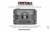 Verizon Blackhawk LTE Covert Scouting Camera Instruction Manual · 2020. 12. 14. · Your Blackhawk LTE can function short term on 4-AA batteries. Improved battery life on 8-AA, but