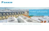 Hotel solutions - UK | Daikin · 2021. 7. 29. · BRC2/3E52C VRV IV RTD-HO FXFQ-A Daikin Atherma The hotel market offers a large potential ... + Wide range of cassette, concealed