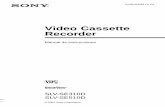 Video Cassette Recorder...t TV/VIDEO Seleccionar la posición del programa de TV Botones numéricos de programa, -,PROG+/– Ajustar el volumen del TV 2 +/– Activar la indicación