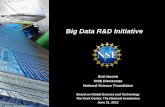 Big Data R&D Initiative - National Academiessites.nationalacademies.org/PGA/cs/groups/pgasite/... · 2020. 4. 14. · • Big Data Senior Steering Group – chartered in spring 2011