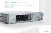 Optical Spectrum Analyzer MS9740B Brochure4 Optical Spectrum Analyzer MS9740B Various Measurement Applications Fast and Easy Analysis LD Module Test Analysis This application measures