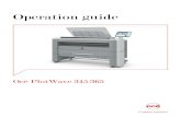 Océ PlotWave 345/365 Operation guide - Canon Global · 2019. 1. 24. · Edition 2018-11 Software version 1.2 US. ... 125 Set the spool threshold.....126 Set the rotation mode ...