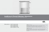 Indirect Fired Water Heaters - SupplyHouse.coms3.supplyhouse.com/product_files/SST250-65-install.pdf · 2015. 8. 20. · SST300-80 SST450-119 C US ® Indirect Fired Water Heaters