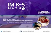 @IllustrateMath #LearnWithIM Illustrative Mathematics...Grade 5 Lead Writer K-5 Math Illustrative Mathematics illustrativemathematics.org 4 A seamless, coherent, and aligned mathematical
