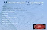 Hysteroscopy Newsletter · 2021. 4. 25. · Hysteroscopy Newsletter Vol 7 Issue 2 Editorial 2 Laura Nieto Pascual Pólipos Endometriales: Visión General 3 Luis Alonso Pacheco / Ana