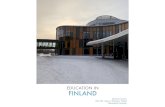 Education in Finland · 2020. 8. 25. · iBook presentation for EDU-503 Topics in Education: Finland Education. Shenandoah University: Spring 2018 EDUCATION IN FINLAND i Students