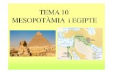 MESOPOTAMIA I EGIPTE ... 1.- CARACTERÍSTIQUES DE LES PRIMERES CIVILITZACIONS. Naixen al voltant de ggqp grans rius que permeten grans collites per inundació o regadiu: el Tigris