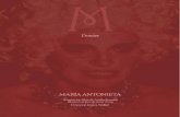 Teatre Gaudí · 2021. 1. 27. · La Obra Una mujer libre. Una época turbulenta. Una Vida trágica. "María Antonieta" es un unipersonal teatral y poético, una encarnación delirante