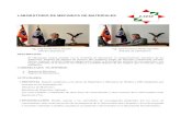 LABORATORIO DE MECANICA DE MATERIALES · 2021. 3. 11. · de tension mts cap. 500 kg pendulo de impacto equipo digital medidor de strain gages 1 canal equipo digital medidor de strain