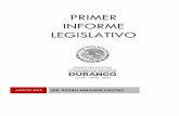 PRIMER INFORME LEGISLATIVOcongresodurango.gob.mx/Archivos/LXVIII/Informes/PRIMER... · 2019. 9. 5. · primer informe legislativo dip. pedro amador castro 2.1 integracion de comisiones