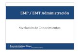EMP / EMT Administración...Procesador Central (CPU) 3 Responsable de ejecutar programas. Componentes: ‒ Memoria interna y registros que agilizan el procesamiento. ‒ ALU: Es la