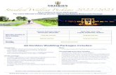 Standard Wedding Packages 2022/2023 · 2021. 1. 4. · Accommodation for the Wedding couple on their wedding night All Denbies Wedding Packages includes: Denbies Wine Estate Ltd,