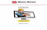 STANLEY - POWER TOOLS - Mister Worker · CATALOG POWER TOOLS. BATTERIES AND CHARGERS 18V - 2.0 AH LITHIUM BATTERY. Lithium battery 18V - 2.0AH Charge level indicator Technical data: