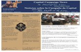 Capital Campaign News · 2019. 9. 19. · más noticias acerca de los planes de cómo se usarán los fondos de la campaña. Le pedimos que mantenga a nuestra parroquia en sus ora-ciones