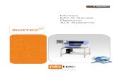 Mirtec MV-3 Series Desktop AOI Systems · The contents and details of this catalogue can be changed without notice. MV-3 Specifications Type MV-3L MV-3U Machine Dimensions 975 (W)