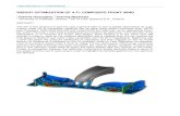 WEIGHT OPTIMIZATION OF A F1 COMPOSITE FRONT WING · 2017. 7. 6. · 7 BEFORE REALITY CONFERENCE WEIGHT OPTIMIZATION OF A F1 COMPOSITE FRONT WING 1 Ioannis Oxyzoglou, 2 Ioannis Nerantzis