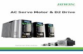 AC Servo Motor & D2 Drive - Hiwin CorporationAC Servo Motor & Drive / D2 series With High-tech control technology, HIWIN AC Servo motors achieve a great cost-performance ratio for