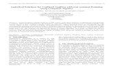 Analytical Solutions for Confined Aquifers with non constant … · 2006. 9. 29. · are concerned with the computation of the analytical solutions for the case of a confined aquifer