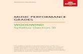 ABRSM Music Performance Grades · 3 Performance Grades 3. Woodwind Performance Grades syllabus Some pieces set at these grades are published with an accompaniment for clarinet in