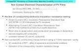 Non Contact Electrical Characterization of PV Films...Non-contact AC conductivity measurement using a 7 GHz resonant cavity • AC conductivity of PET – effect of exposure to environmental
