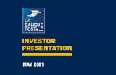 La Banque Postale Investor Presentation May 2021 · 2021. 5. 10. · Banque Postale nor any other person undertakes any obligation to update or revise any forward-looking statements.