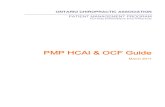 PMP HCAI OCF Manual - Microsoft · 2014. 6. 20. · The PMP HCAI interface was created to allow PMP users to send OCF forms and claims from within their PMP programs directly to the