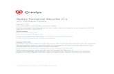 Container Security 1.10 API Release Notes · 2021. 6. 7. · API Release Notes Version 1.10 May 10, 2021 (Updated June 3, 2021) Qualys Container Security API gives you many ways to