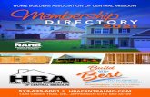 DO BUSINESS · 2021. 6. 29. · 1 HBA 2021 MEMBERSHIP DIRECTORY HOME BUILDERS ASSOCIATION OF CENTRAL MISSOURI DO BUSINESS WITH A MEMBER! 1420 CREEK TRAIL DR., JEFFERSON CITY, MO 65109