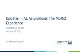 Updates in AL Amyloidosis: The Moffitt Experience• Cardiac response 17% ; Renal response 25% • Lower response rate in stage III cardiac patients [NT-ProBNP> 8500] (42%, ≥ VGPR