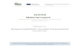 ECOTEX Material suport · 2020. 7. 13. · Responsabilitatea socială corporativă face parte din modalitățile contemporane de desfășurare a afacerilor prin asumarea leadershipului
